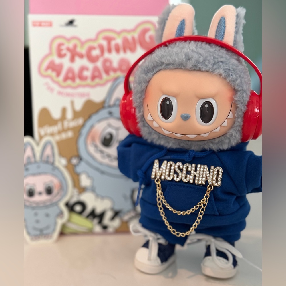Labubu SEA SALT COCONUT Pop Mart's Monsters EXCITING series in custom outfit